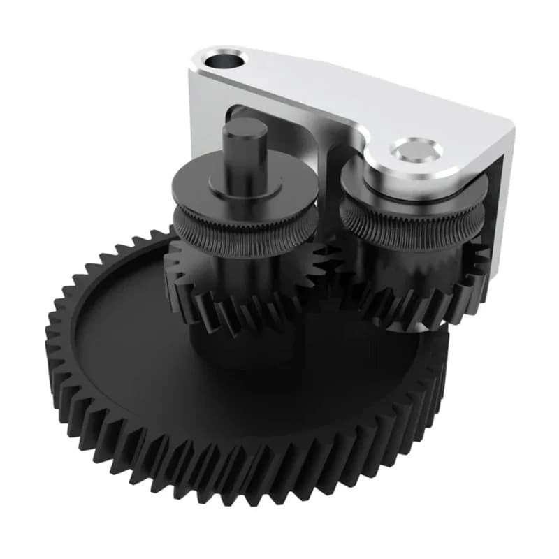 Kit maniglia ingranaggio estrusore Hotend in acciaio temprato per estrusore per accessori estrusore stampante 3D Bambu X1 P1P P1S