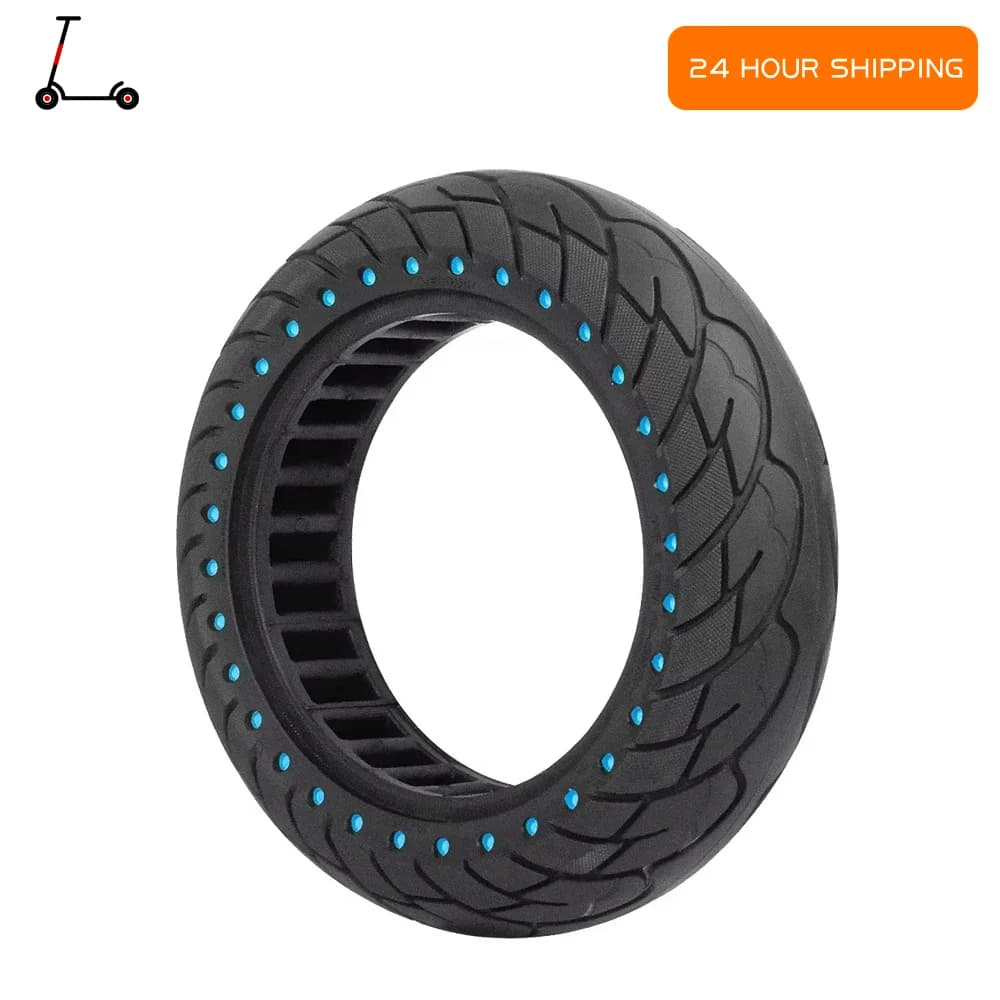 60/70-6.5 10x2.50 Pneumatico solido a prova di esplosione per Ninebot Max G30 G30D Scooter elettrico 10 pollici Resistente all'usura Tubeless Parte del pneumatico