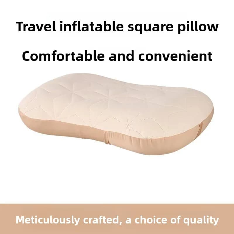 Cuscino Gonfiabile Portatile da Viaggio per Esterni, Cuscino Lombare per Ufficio e Casa, Cuscino da Campeggio
