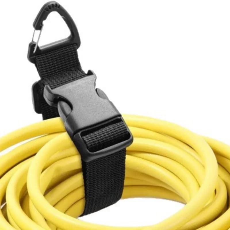 4 Pack Reusable Adjustable Heavy Duty Hanging Storage Straps Multi-Purpose Cable & Hose Organizer Ties for Garden Yard Garage Wo