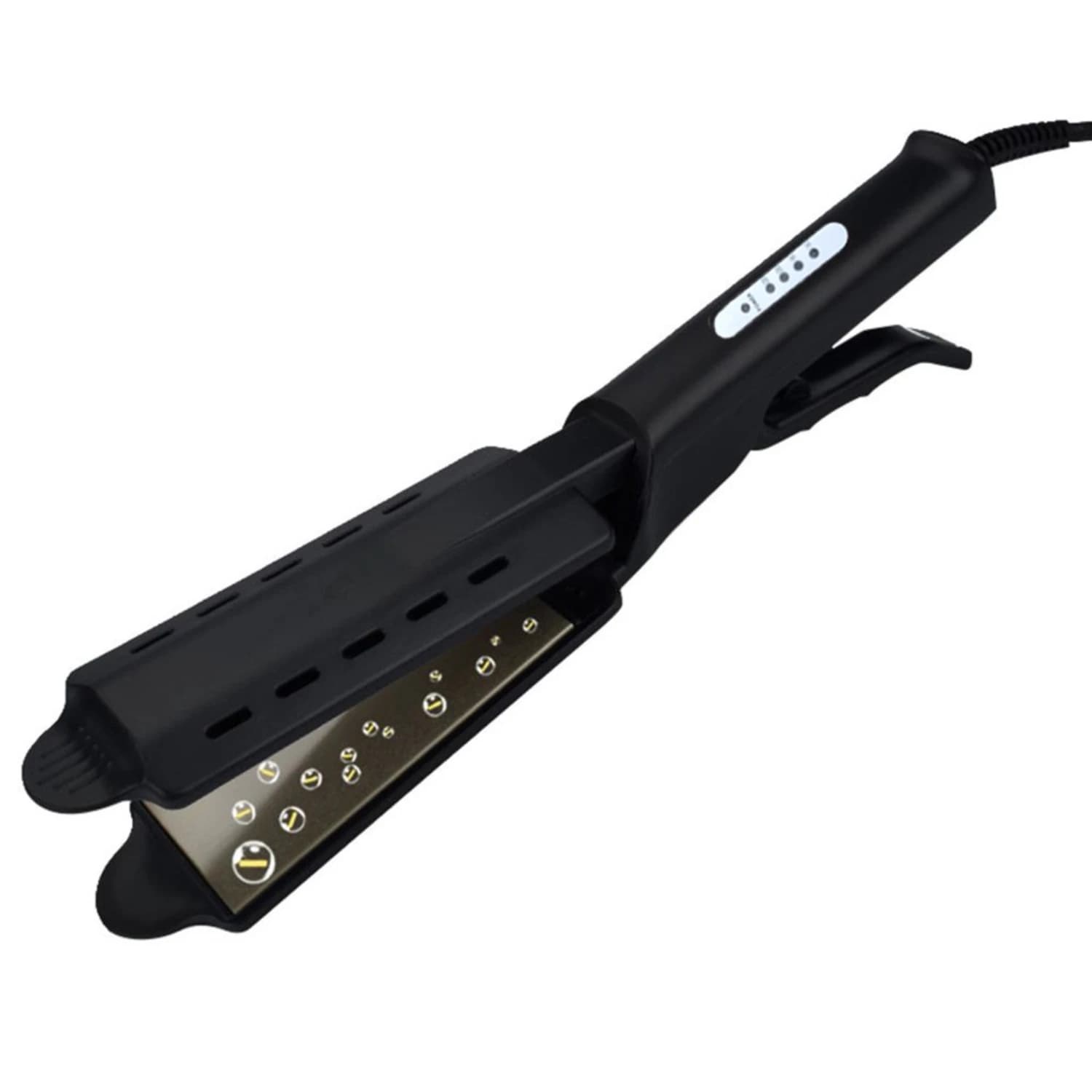 Ceramic Tormaline Flat Iron Ion Hair Plate for Women - Professional Hairstyle Tool