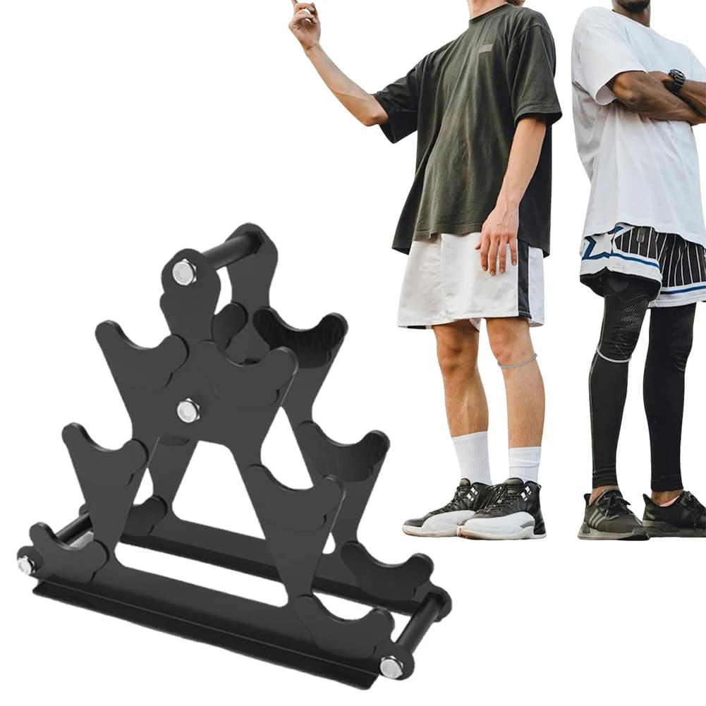 Support for 3 Level Manubri, Compact Manubri Door, Gym Organizer for Weight and Manubri Plates