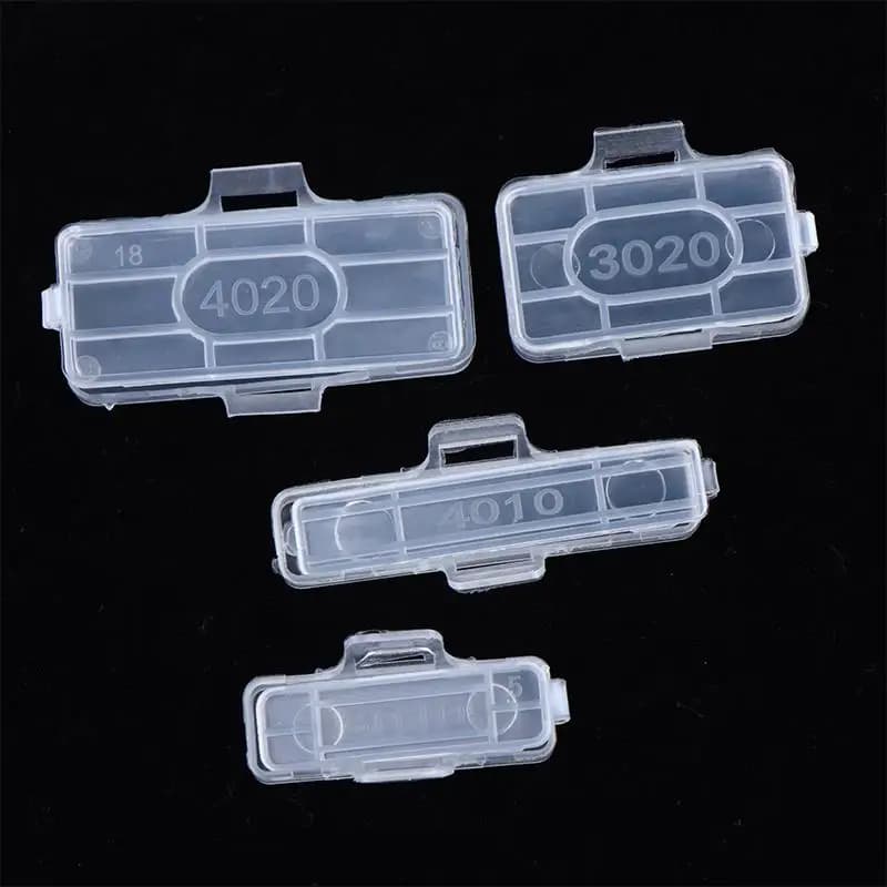 Nuovo Set di 100 Etichette per Cavi, Scatola Trasparente in Plastica, Marcatore per Cavi, Porta Nome, Espositore per Identificazione, Sigillo per Cavi