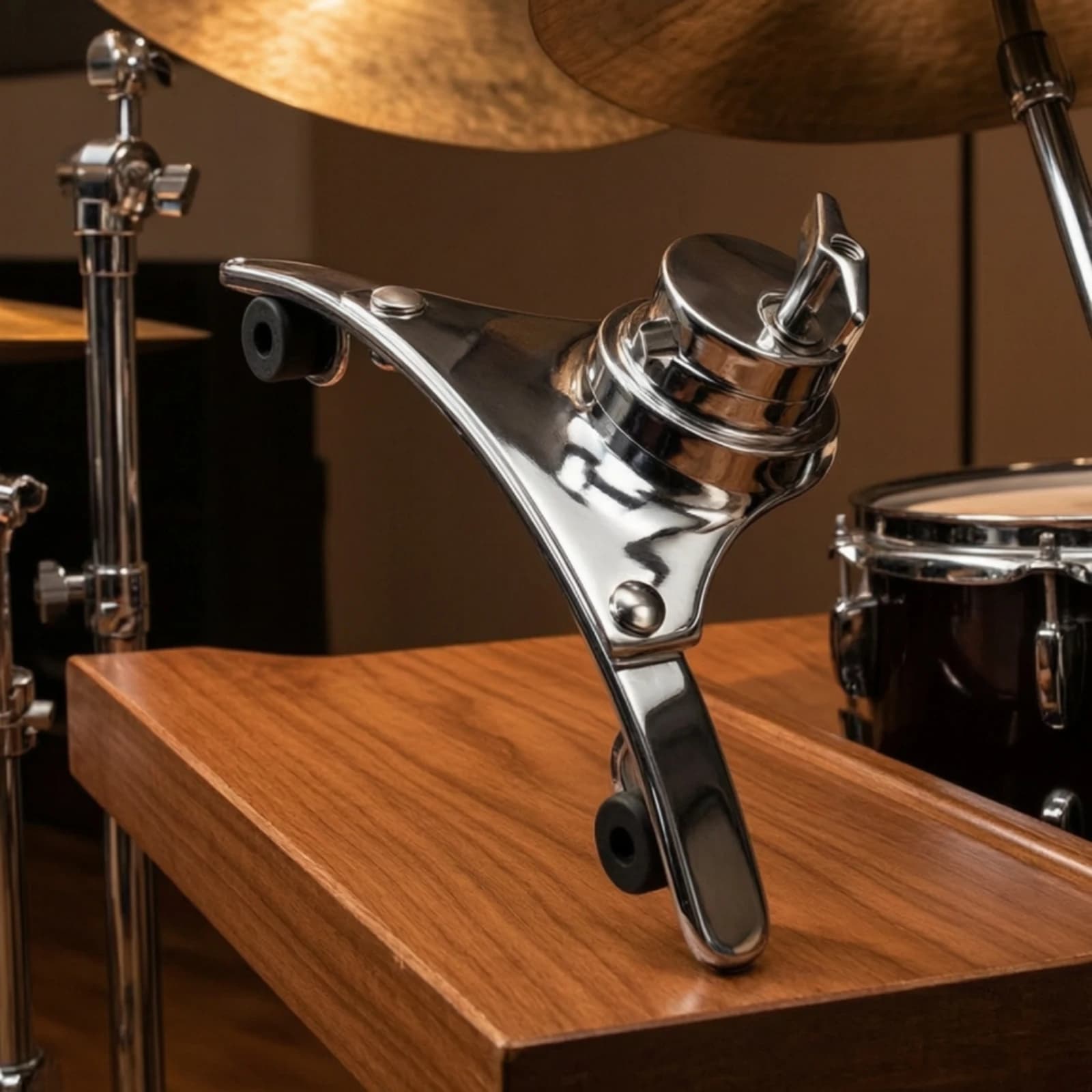 Drum Mounting Hanger Metal Drum Hanger with Rubber Pads Tom Mount Sturdy Hardware Reliable for Drummers