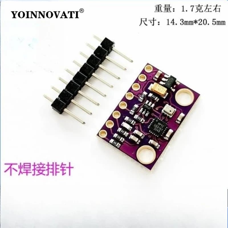 MPU9250 + BMP280 10-DOF IMU Module - 9-Axis Gyro/Accel/Mag + Barometric Altitude for Arduino/Raspberry Pi