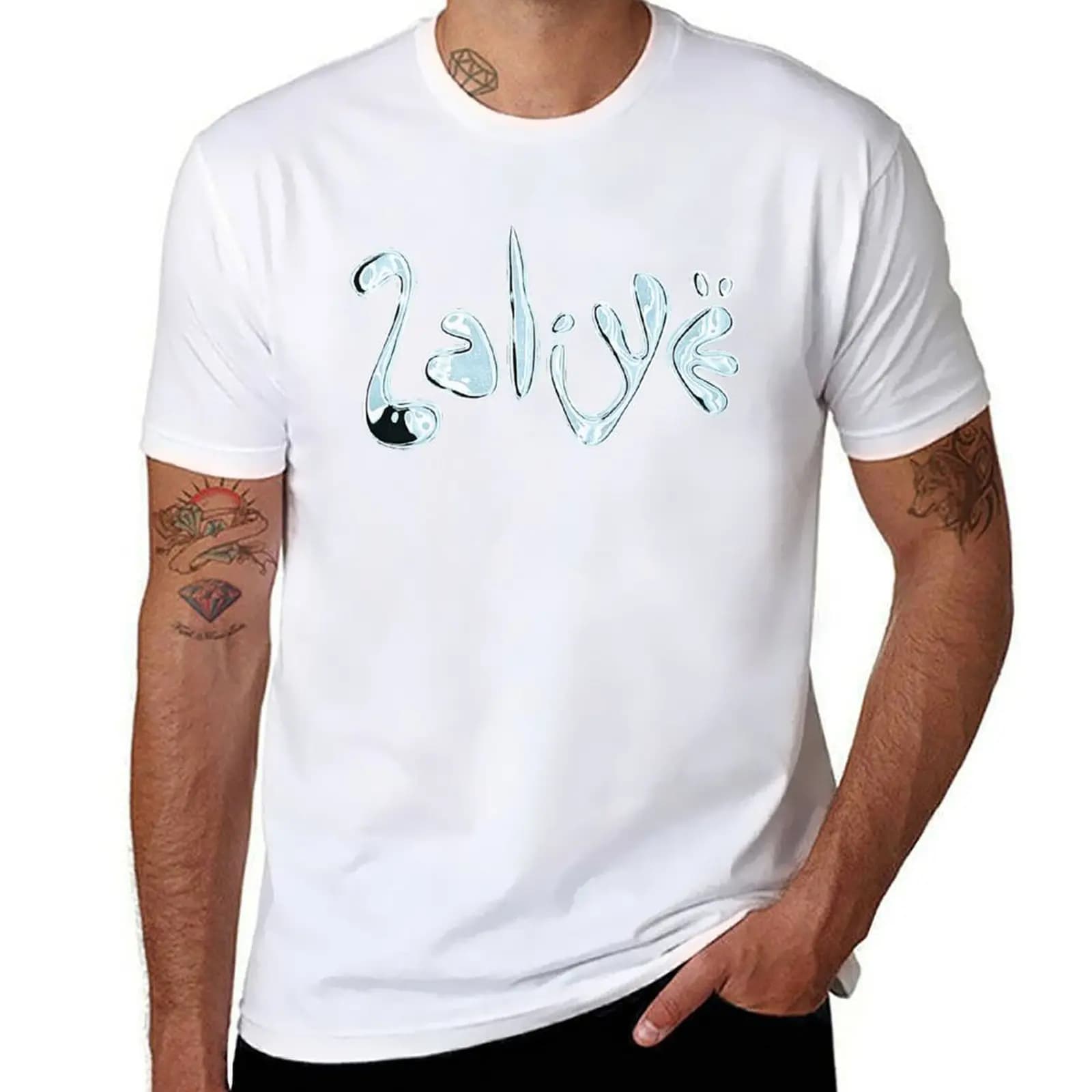T-shirt con logo COOL AWESOME DESIGN 2ALIVE LOGO TWIZZY HIPHOP T-shirt sportiva traspirante per uomo
