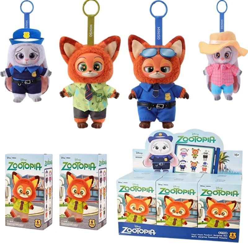 Nuova Serie Originale Zootopia Vinyl Blind Box - Simpatico Personaggio Cartoon in Vinile, Ciondolo Borsa, Giocattolo, Bambola, Mystery Box, Giocattoli di Tendenza, Regalo