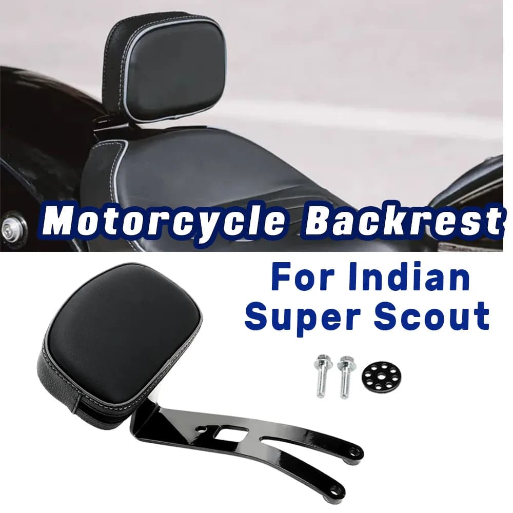 For Indian Super Scout 2025 Scout Sixty Bobber Motorcycle Back Rider Single Seat Sissy Bar Driver Back cushion Accessories