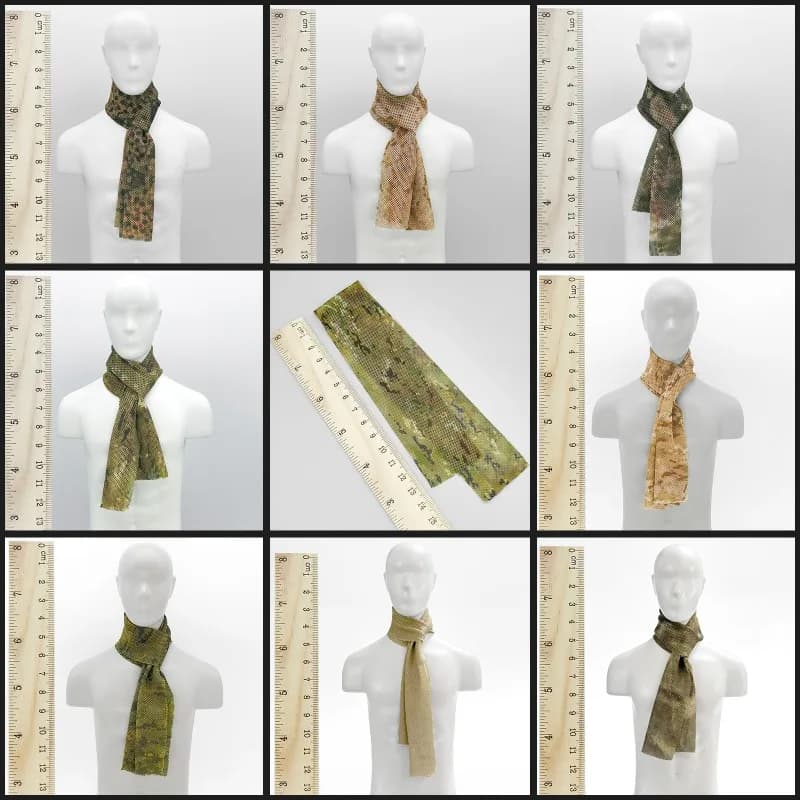 EMR 1/6 Bilancia Camouflage Stile di Moda Sciarpa di Maglia Action Figures Modello di Vestiti per 12 "Soldato Accessori di Abbigliamento Corpo