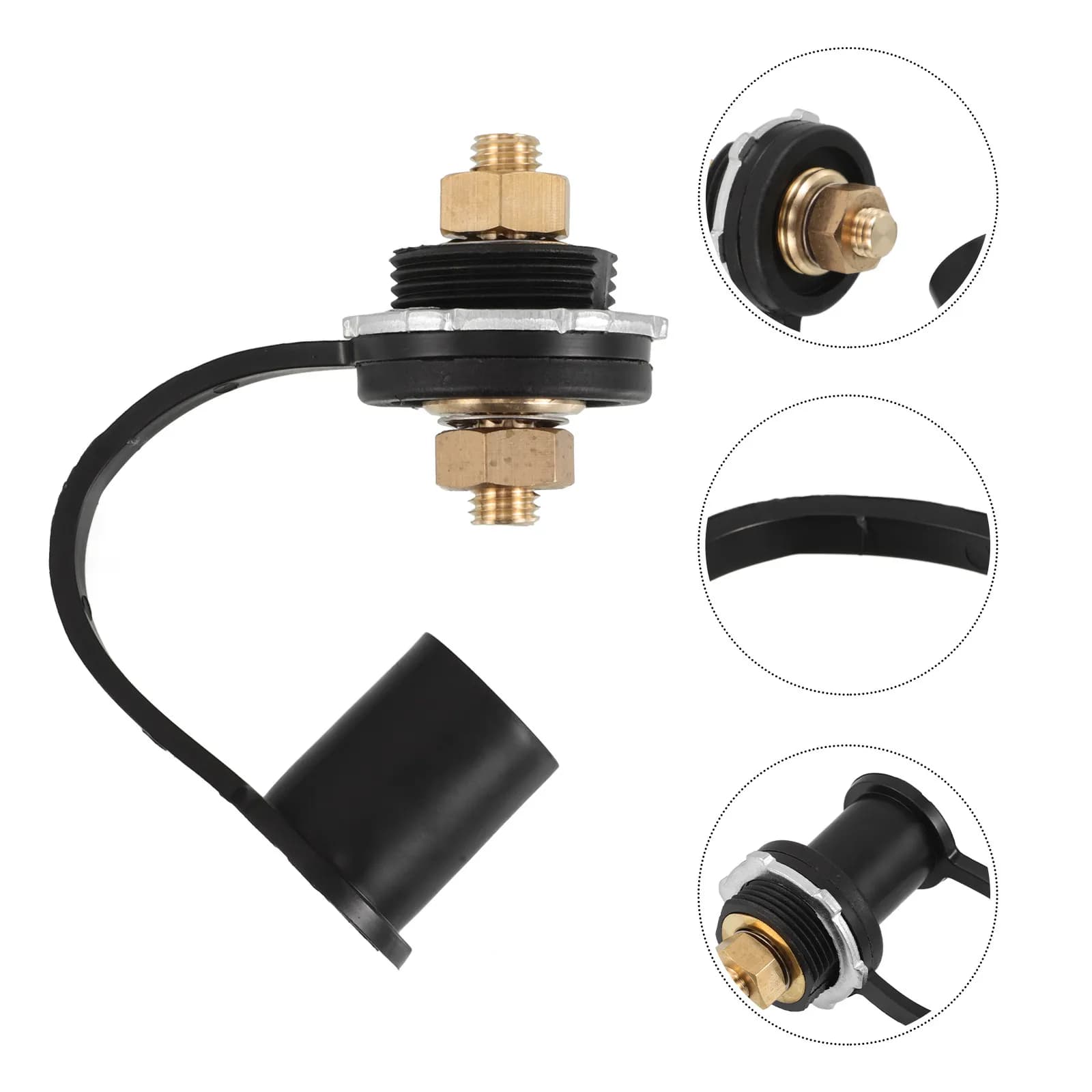 Kit Terminali Batteria Remoti 20mm per Ricarica Auto, Camper, Camion, Nautica - Connettori per Batteria di Avviamento d'Emergenza e Caricabatterie