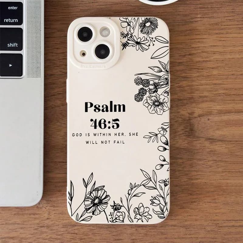 Simplistic Slogan Line Flower Print Phone Cases For Samsung Galaxy S26 S25 S24 A36 A56 Note 20 Ultra FE Plus A26 Bumper Cover