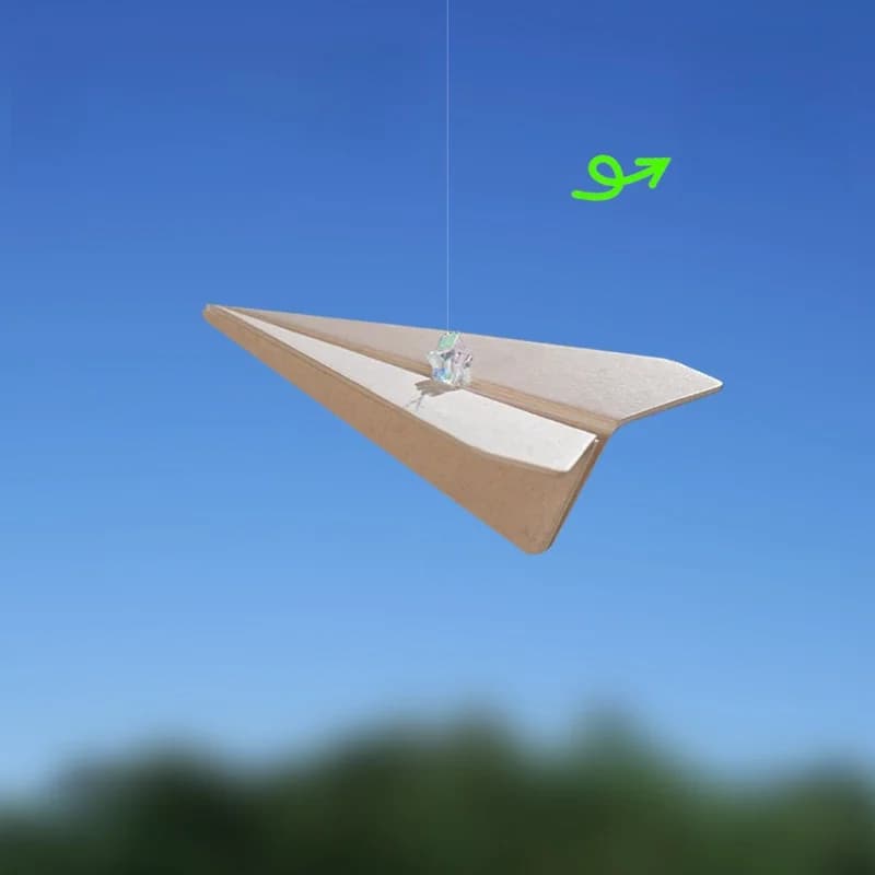 Diffusore di profumo di carta per aeroplano, deodorante per ambienti, ciondolo, decorazione per specchietto retrovisore interno, senza profumo