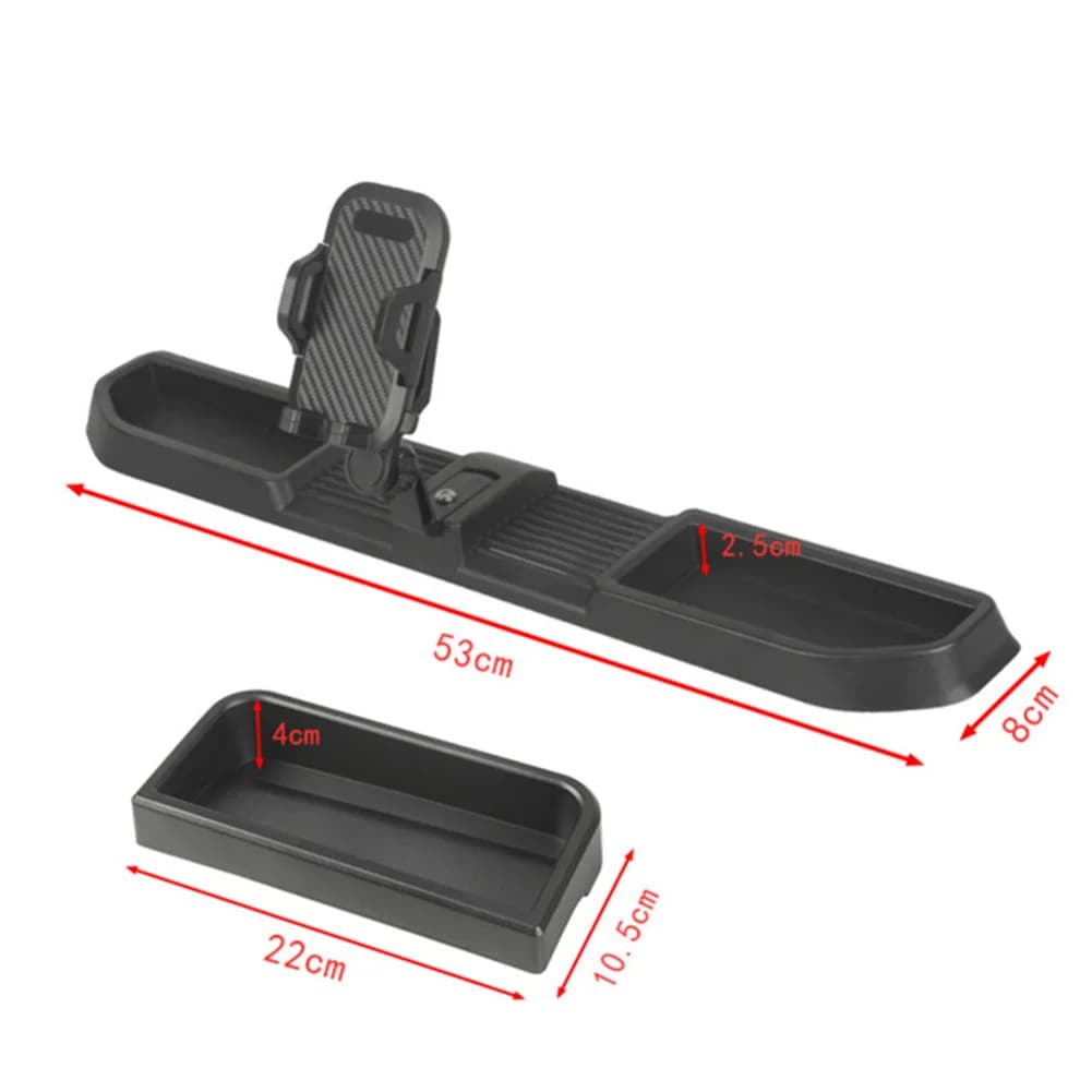 Car Organizer Center Console Mount For Navigation Seamless Dashboard Integration Dual Functionality For Gladiator JT