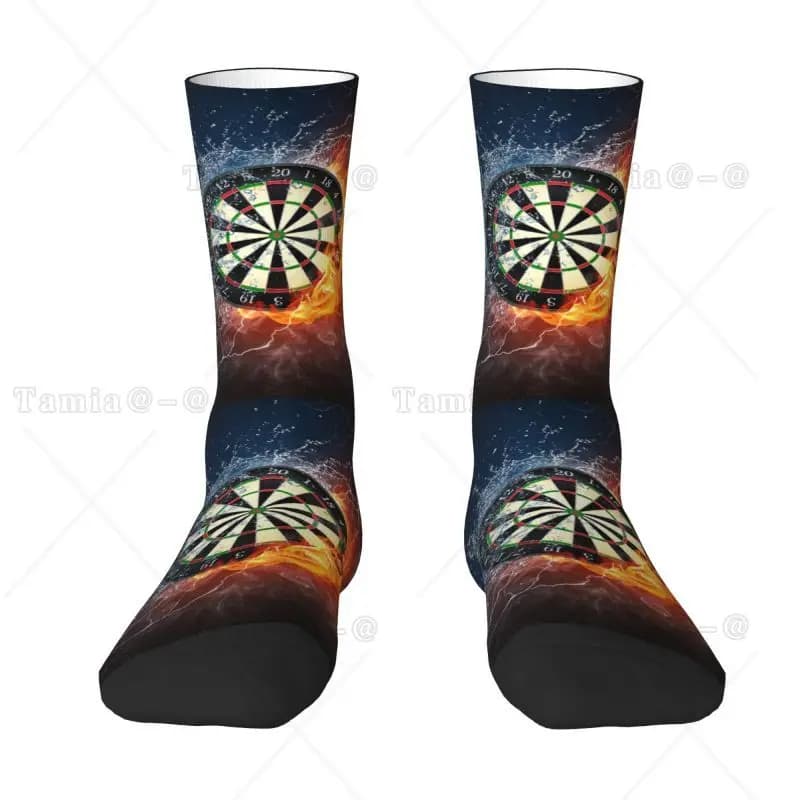 Calzini da uomo personalizzati per freccette da uomo Calzini unisex Kawaii Freccia Tiro con l'arco Bersaglio per freccette Primavera Estate Autunno Inverno Calzini eleganti
