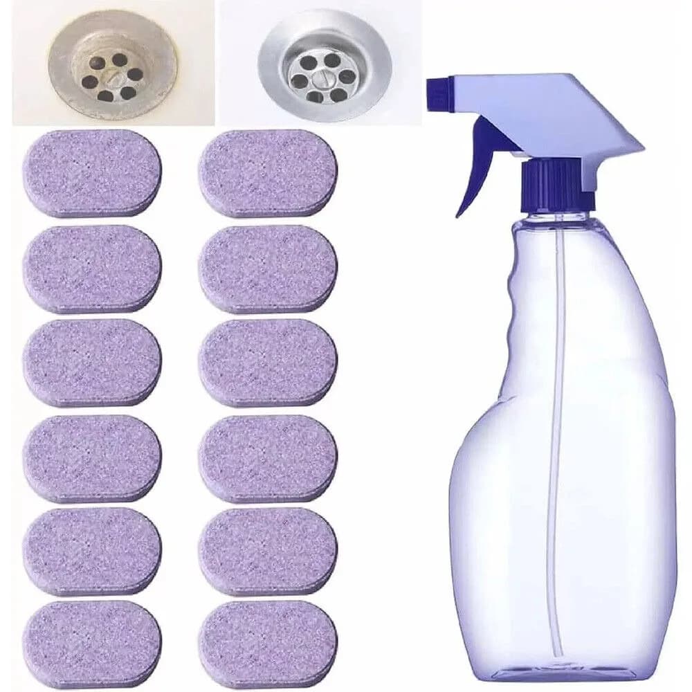 Detergente Cleanlix in plastica Pulizia profonda Pulizia macchie all-in-one Detergente multiuso Tutte le superfici con compresse detergenti