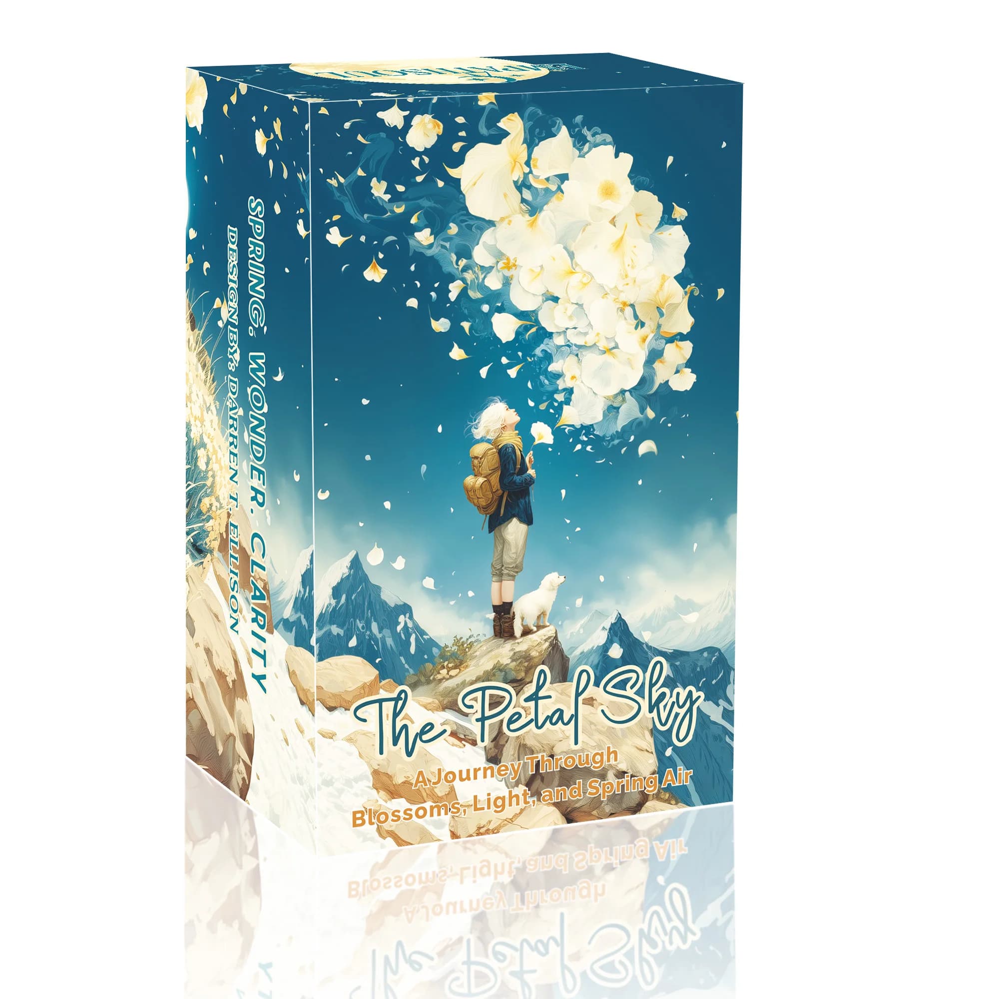 The Petal Sky, 78 carte dei Tarocchi originali con guida, design a tema Petal, giochi di carte, strumenti di divinazione, 12*7 cm, 14+