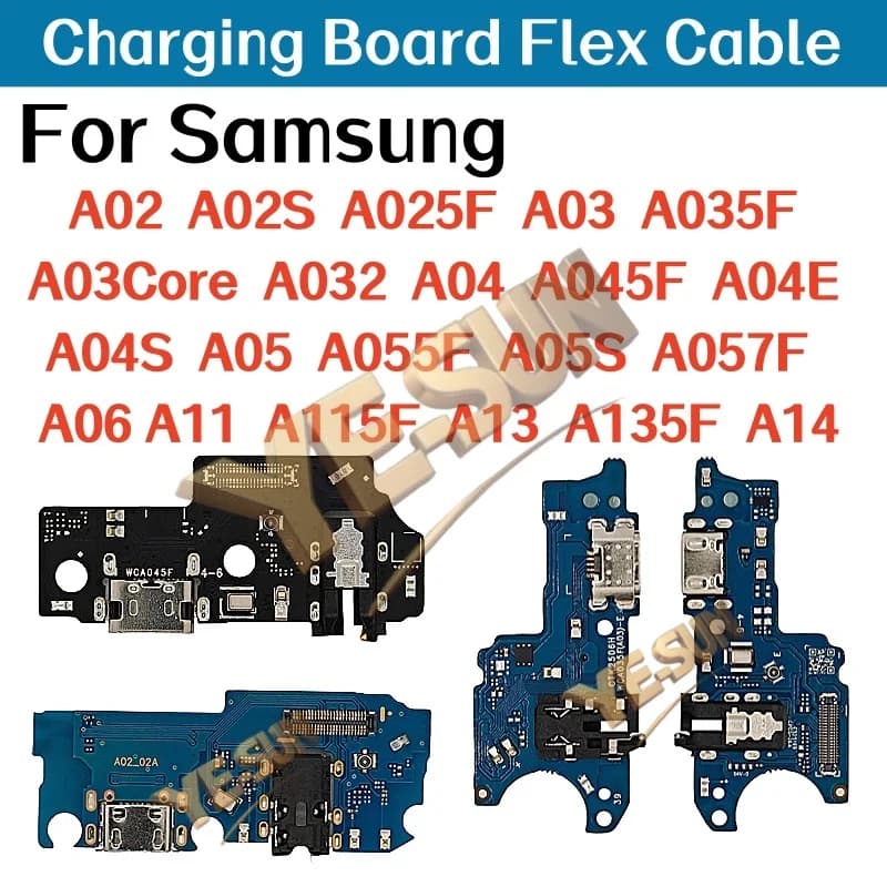 Scheda Connettore Dock di Ricarica USB Porta di Ricarica Rapida per Samsung A02 A02S A03 A03Core A04 A04E A04S A05 A05S A06 A11 A13 A14 4G5G