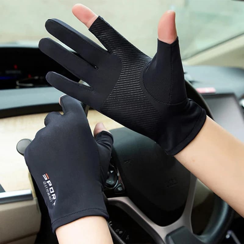 Guanti da pesca sportivi da esterno 2026, touchscreen, sottili, anti-UV, protettivi, da moto, da corsa, antiscivolo, traspiranti