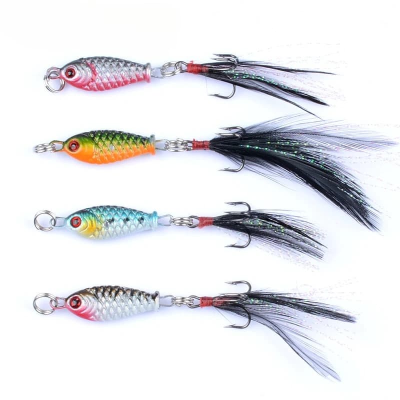 Sinking Metal Jig 5G Metal Hard Bait For Bass Trout Perch Freshwater Saltwater Tackle