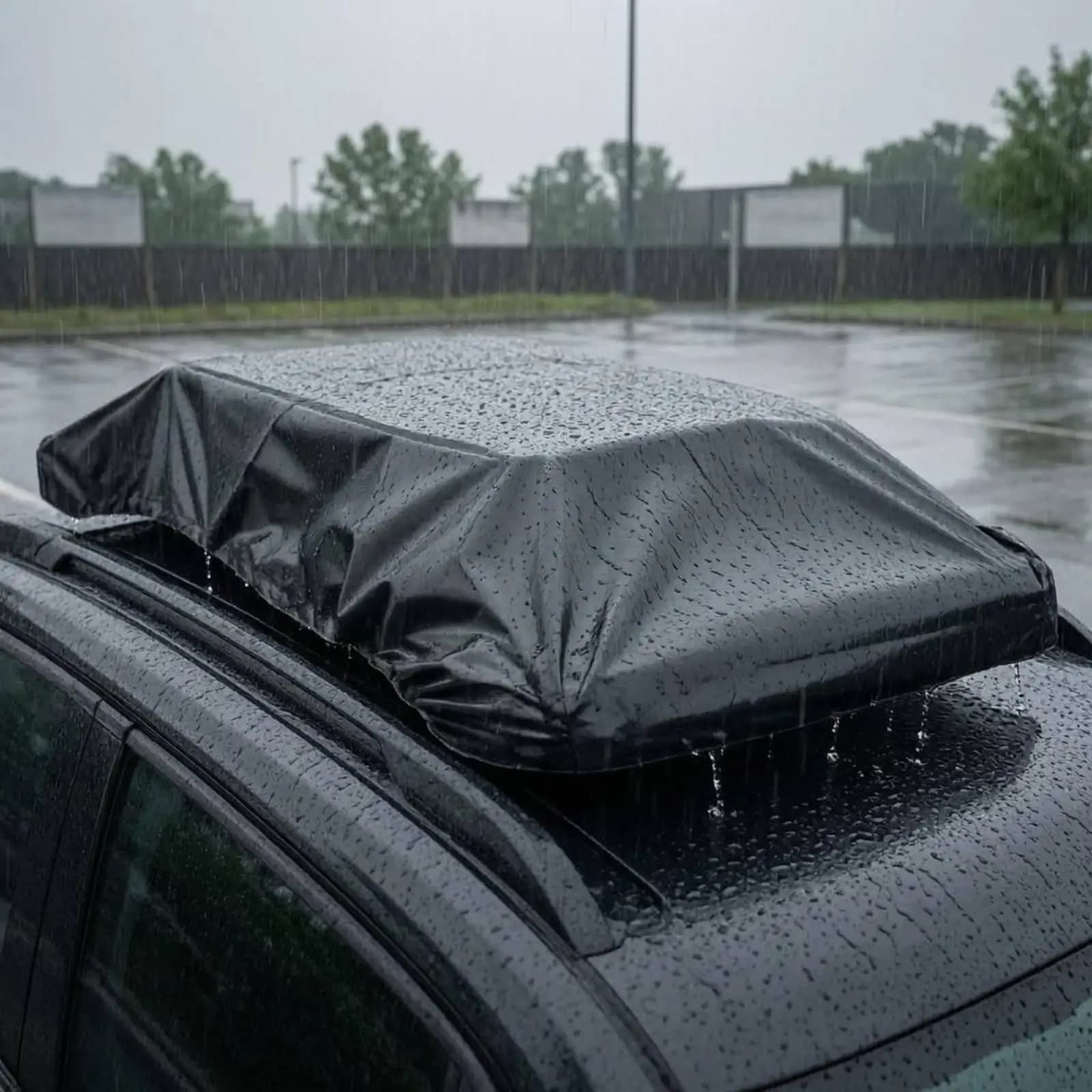 Vehicle Protective Cover Heat Resistant Car Roof Box Protective Cover for Vehicle Luggage Storage Dustproof Use