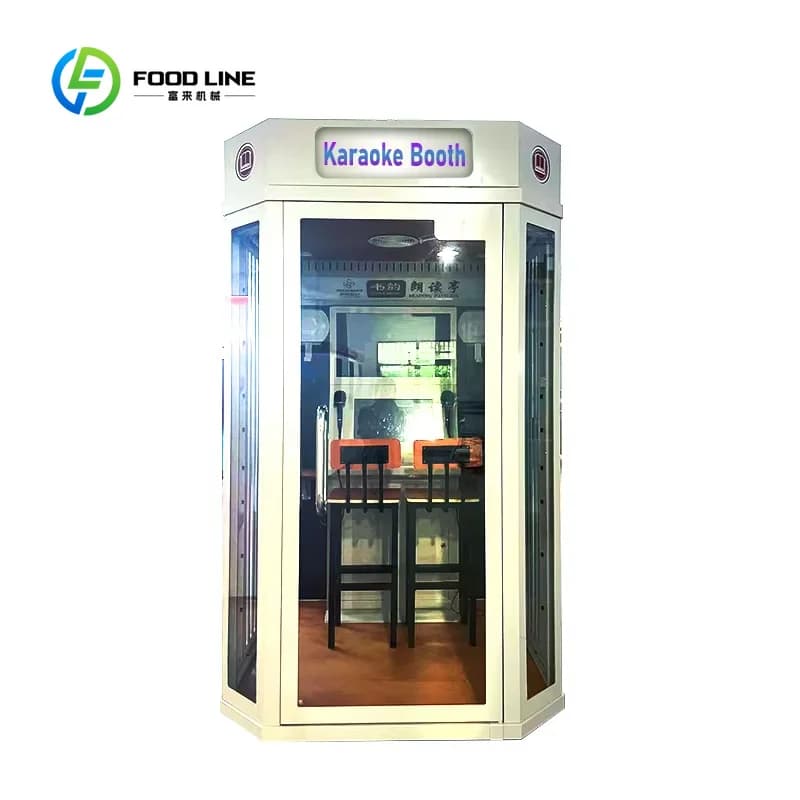 Customized Multi-Language Mini Karaoke Box KTV Booth Karaoke Machine Commercial Coin Operated Singing Room Cottage Box