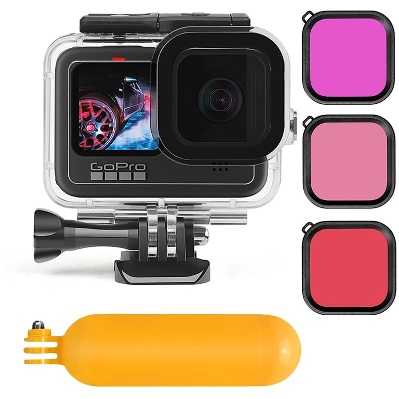 Custodia impermeabile per Go Pro Hero 13 12 11 10 9 Custodia protettiva subacquea per Go Pro Action Camera Accessori