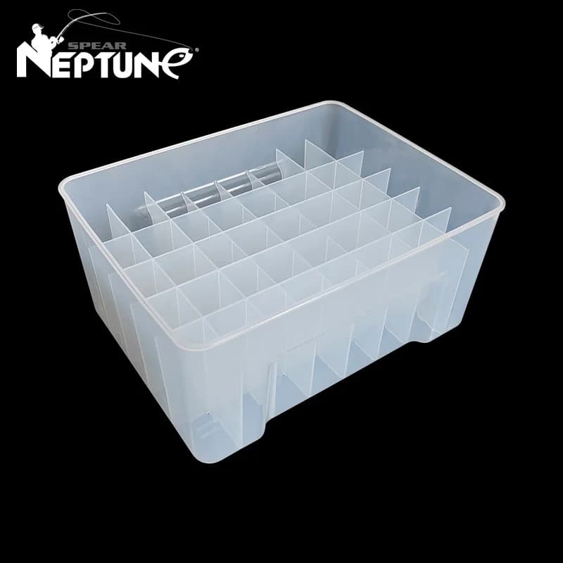 Fishing box 40 grids Plastic equipment box Lining box Webfoot octopus egi Storage box for squid Tool case with hard bait Accessories
