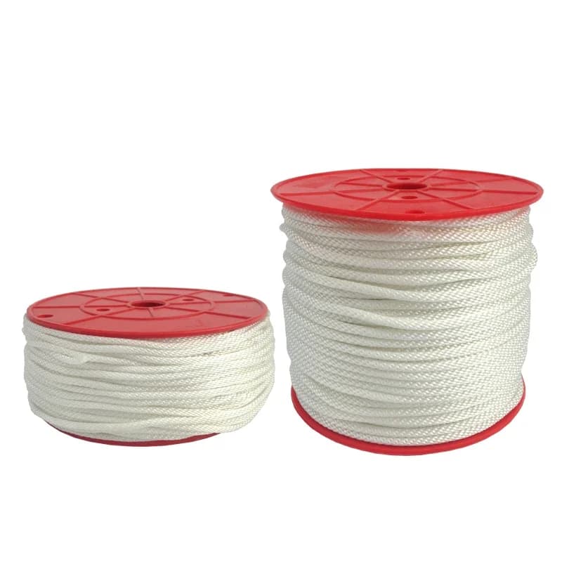100 M/Rotolo 3/3.5/4/5/5.5/6mm Nylon Pull Starter Recoil Motore Cavo di Avviamento Corda Tosaerba Bianco per 168/170/188/190F