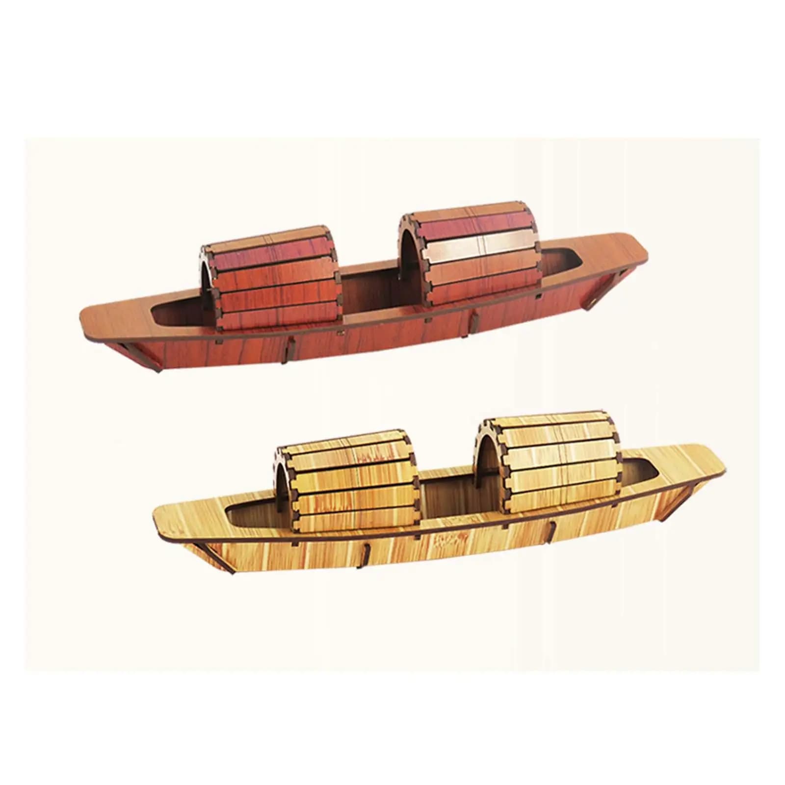 Classic Wooden Boat 3D Puzzle Toys Decoration Educational for Children Props