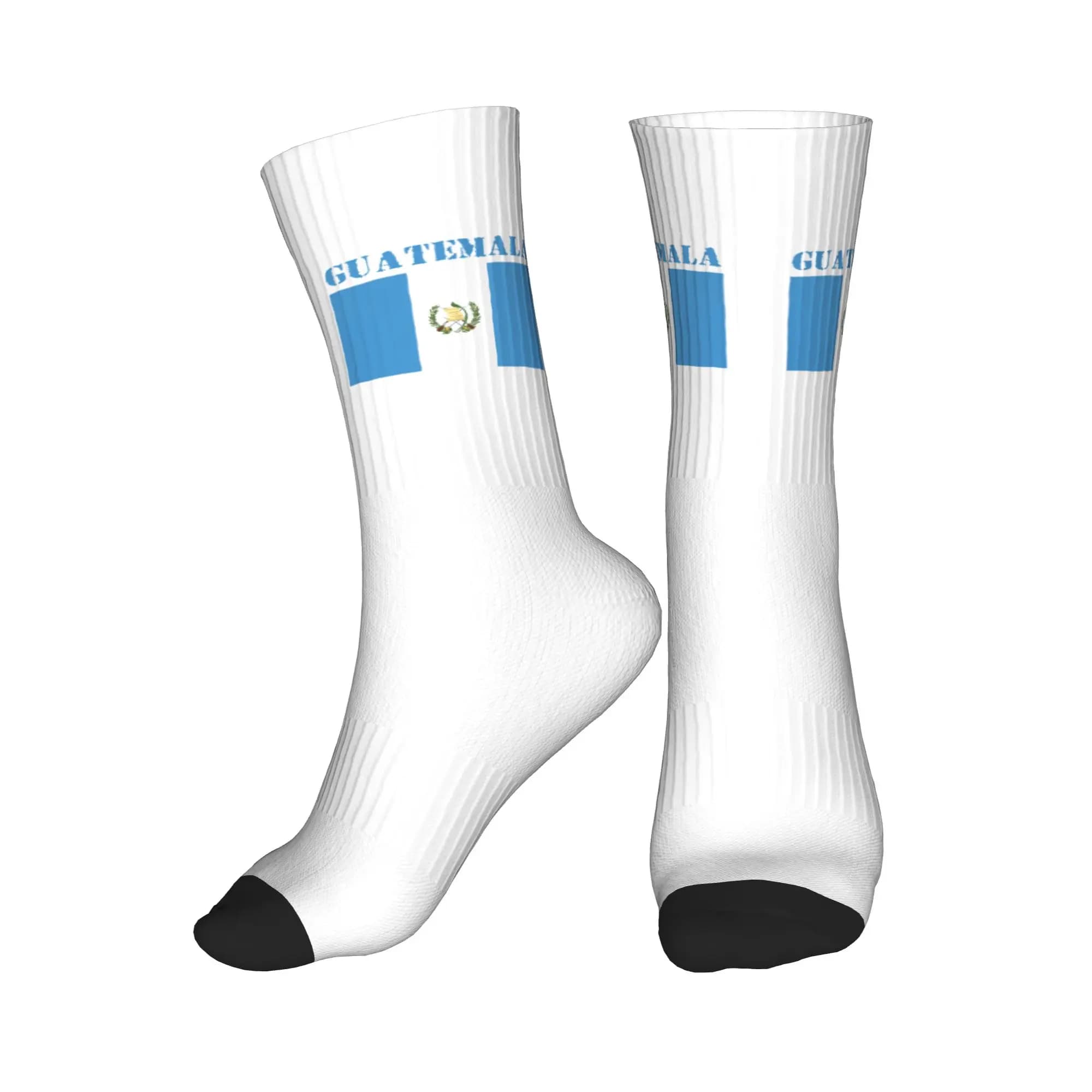 Simpatici calzini con bandiera del Guatemala per uomo e donna, calzini sportivi da basket caldi stampati in 3D