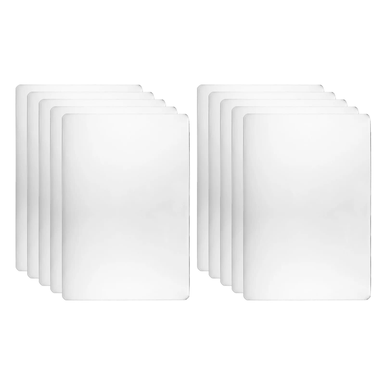 5/10 Pieces Visitor Cards in Silver Metal, Stainless Steel 201, Laser Engraving Mirror Cards, Wall decals, CNC Engraving Parts