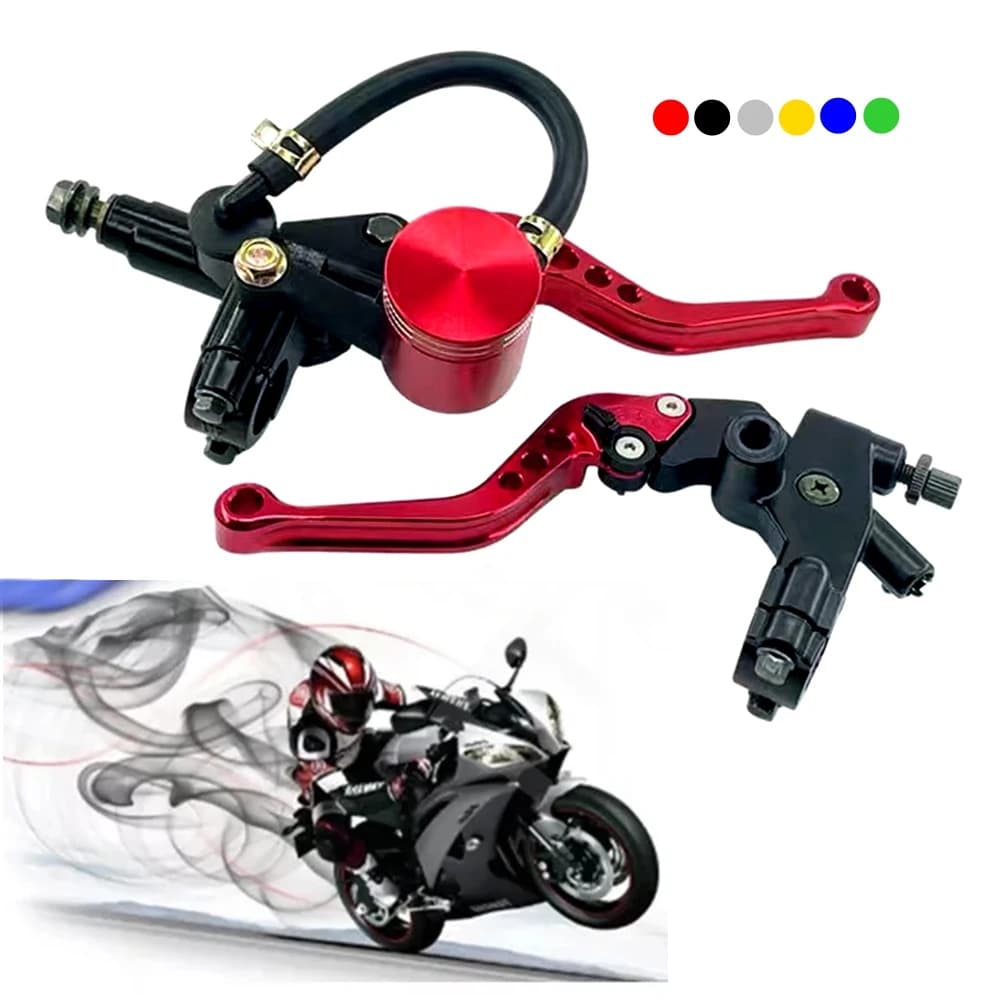Universale 7/8 "22mm di Alluminio di CNC Freno Frizione Leva della Pompa Cilindro Maestro Idraulico per 100cc-350cc Dirt Pit Bike Parti di Moto