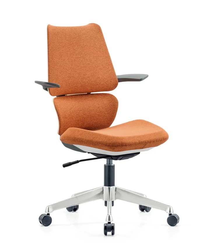 Sedia da Ufficio M59DSA con Braccioli Regolabili 3D, Design Moderno, Cuscino in Spugna, Supporto Ergonomico per la Colonna Vertebrale, Materiale in Tessuto