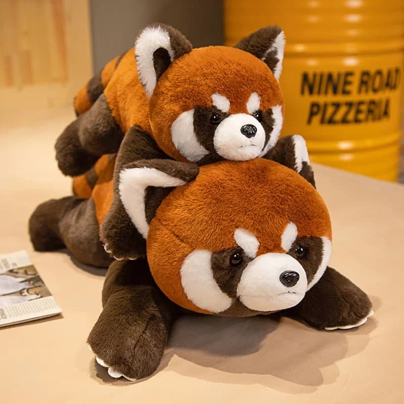 Realistici panda rosso animali di peluche procione peluche simpatico panda peluche giocattolo regalo per bambini fidanzata compleanno ragazzo regalo di Natale