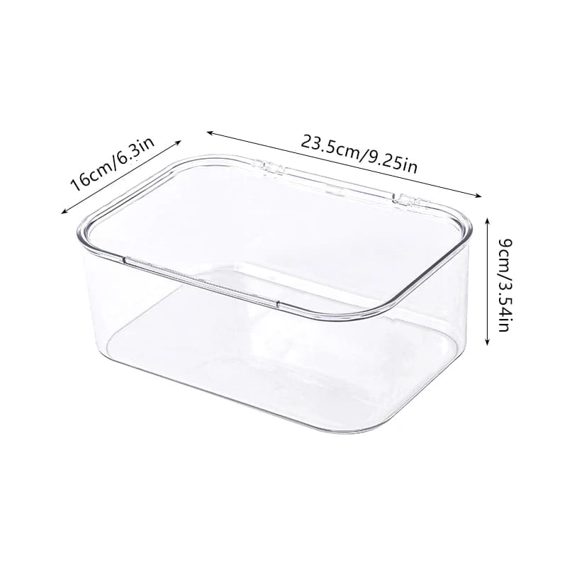 Document Organizer Snack Storage Office Stationery AppliancesTransparent Desk Organizer Desktop Storage Box Cosmetics Organizer