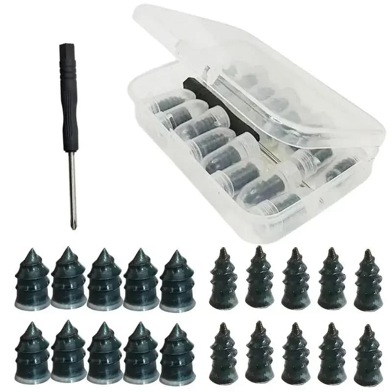 NUOVO 21-10PCS Riparazione Dei Pneumatici Chiodo Vite Autofilettante Chiodo di Plastica Vite In Gomma Morbida Adatta Per Auto Moto Pneumatico Puntura riparazione