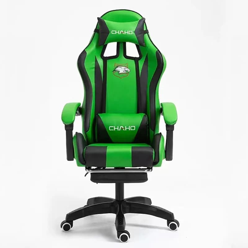 2025 Nuova sedia per computer Sedia da gioco verde Sedia da ufficio girevole in pelle PU ascensore mobili per camera da letto moda sillas sedia da gioco
