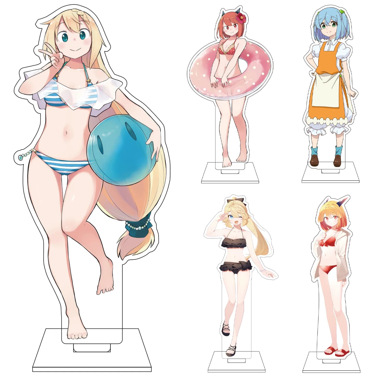 Statuetta in Acrilico da 16CM di Personaggi Anime Laika Halkara Falfa Beelzebub Azusa Aizawa, Ornamenti e Regali per Cosplay