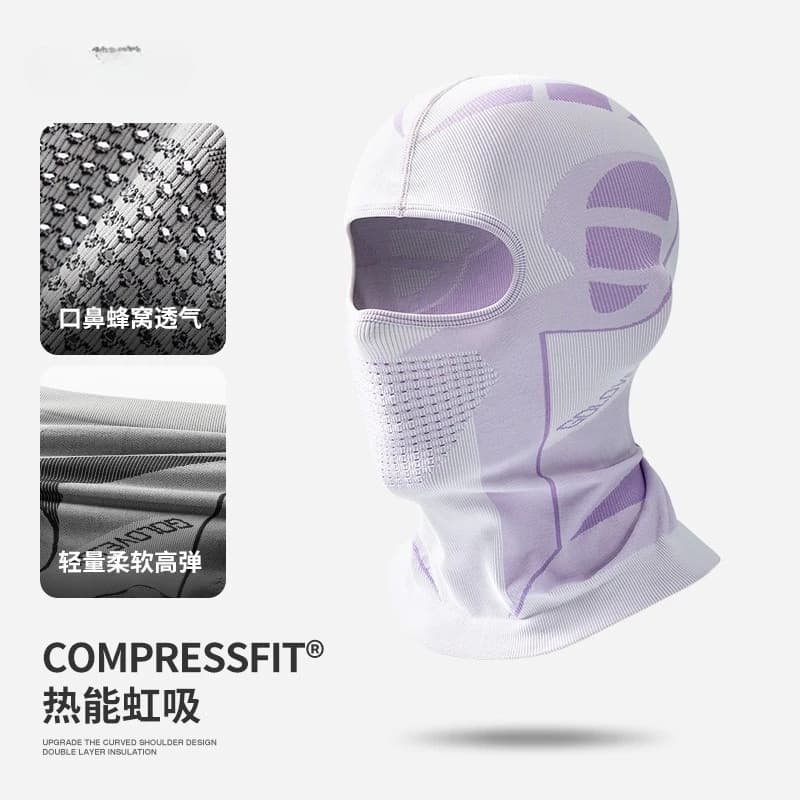 Maschera da sci ad asciugatura rapida Copertura integrale per donna Uomo Maschera traspirante calda antivento per sci Ciclismo Moto Sport all'aria aperta