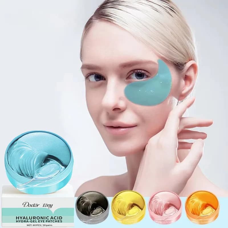Patch per occhi al collagene Idratante Rassodante Riducendo le occhiaie Linee sottili Maschera per gli occhi Retinolo VC Cuscinetti per gli occhi Sonno Occhi Esperto