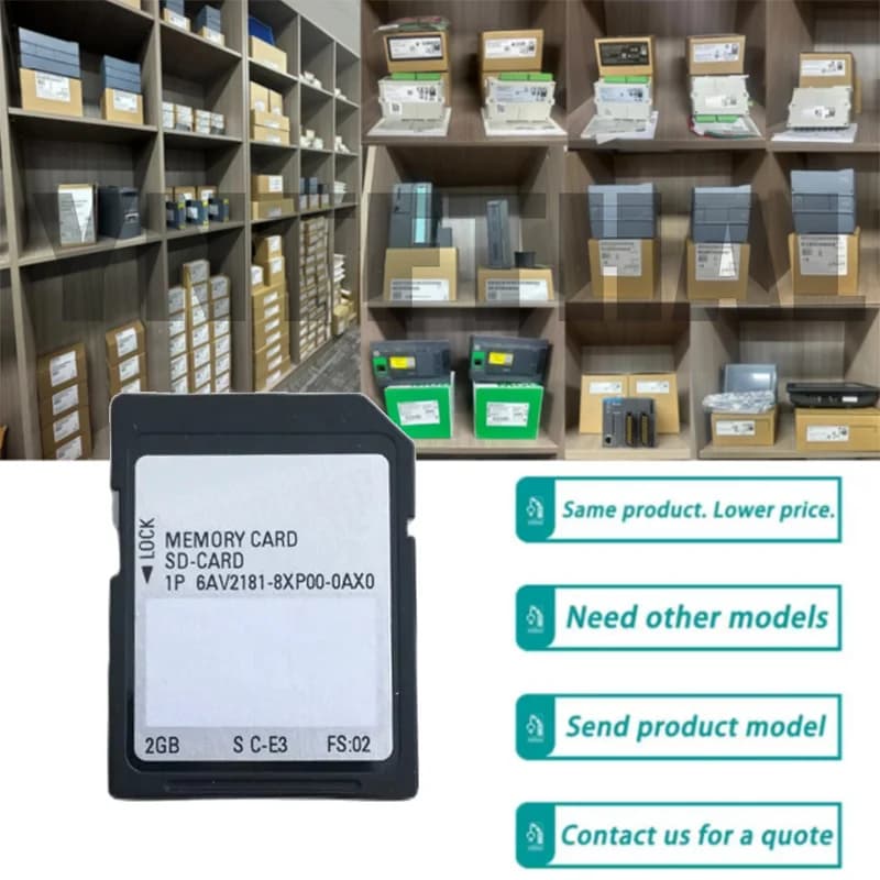 Nuovo Originale 6AV2181-8XP00-0AX0 6AV2 181-8XP00-0AX0 Touch Screen Scheda SD