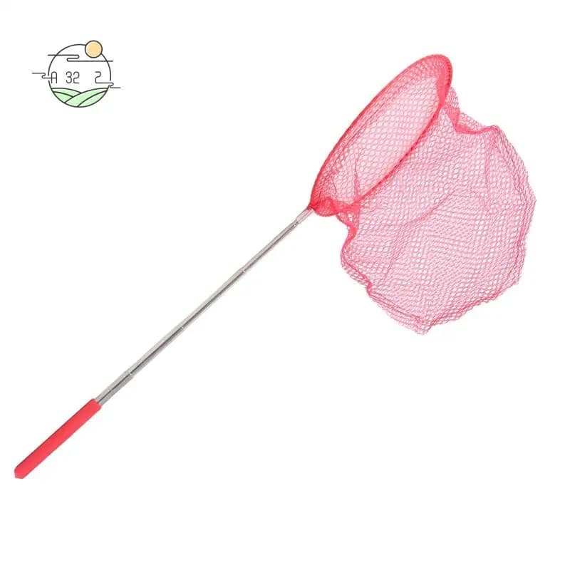 A32Z-All'aperto Cattura Farfalla Rete Rete da pesca Borsa Rete da pesca telescopica in acciaio inossidabile Strumento Porta telescopica esterna