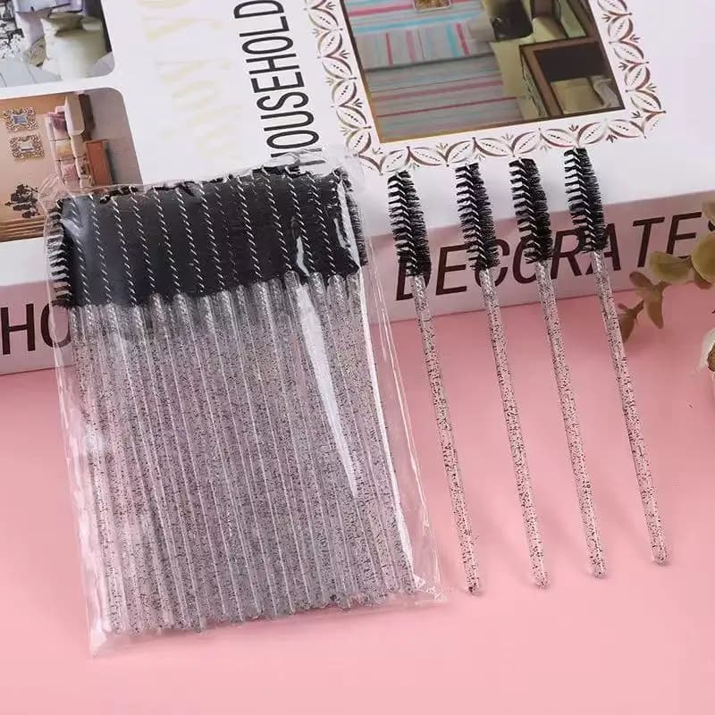 Wholesale 100/500/1000pcs Disposable Mascara Wands Eyelash Brush Spoolies for Eyebrow Beauty Tools Eye Lash Extension Colorful