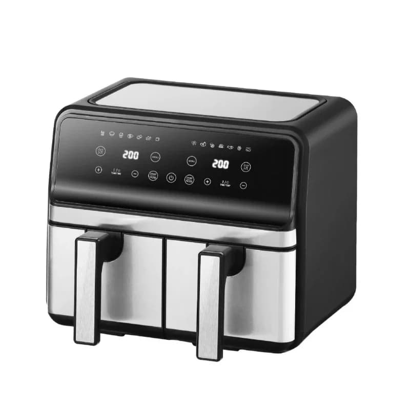 Household Electric Fryer Double Pot Air Fryer Multifunctional Visual Large Capacity Intelligent Oven Foreign Trade