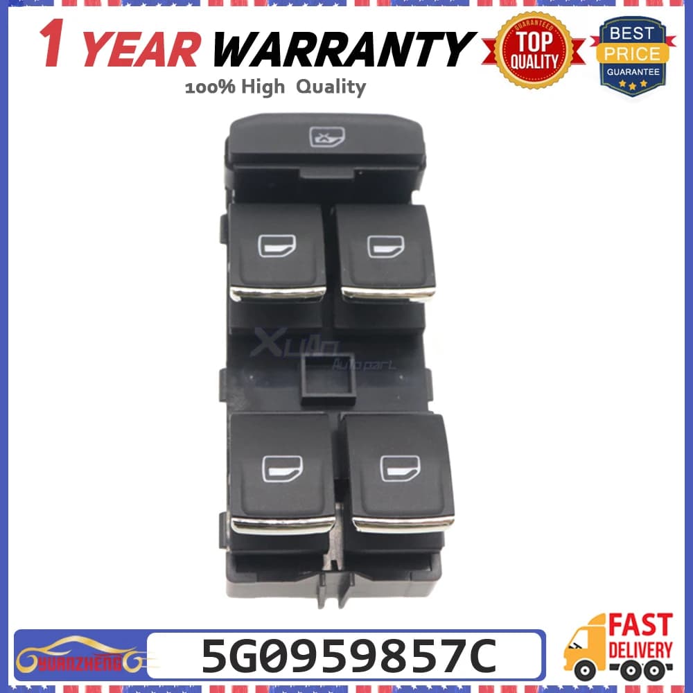 Interruttore alzacristallo elettrico anteriore sinistro per MK7 VW GTI Golf 7 Passat B8 5G 0959857 C