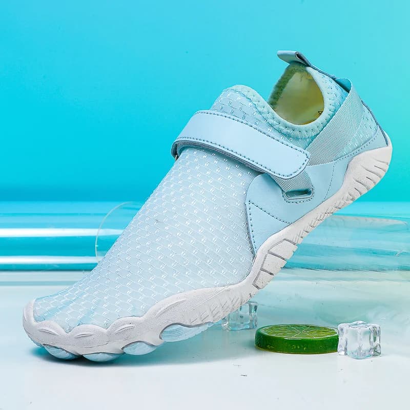 Scarpe da acqua da donna a piedi nudi da campeggio all'aperto tracciamento del fiume antiscivolo ad asciugatura rapida spiaggia trampoliere nuoto surf snorkeling scarpe da uomo