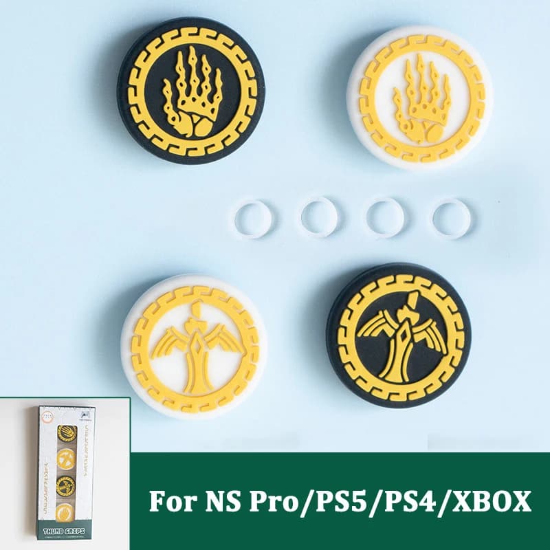 Per Zelda impugnature per pollice per Nintendo switch pro controller tappi per pulsanti Thumb Stick Grip Cap Joystick Cover per PS5 PS4 XBOX maniglia