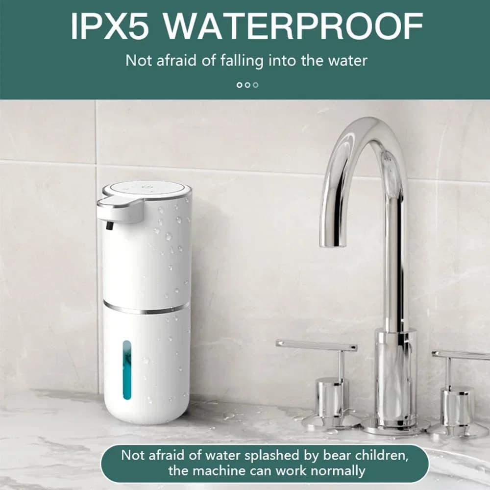 380ML Automatico Schiuma di Sapone P11 Dispenser Bagno Intelligente Lavatrice A Mano Con Ricarica USB ABS 4 Livello Regolabile