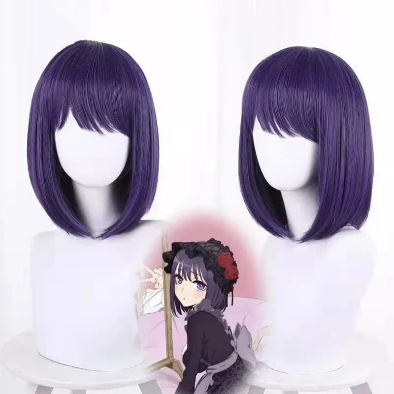 Anime My Dear Costume Wig Employee Cosplay Halloween Dress Kitagawa Marin Kuroe Shizuks;5'b,8.v;