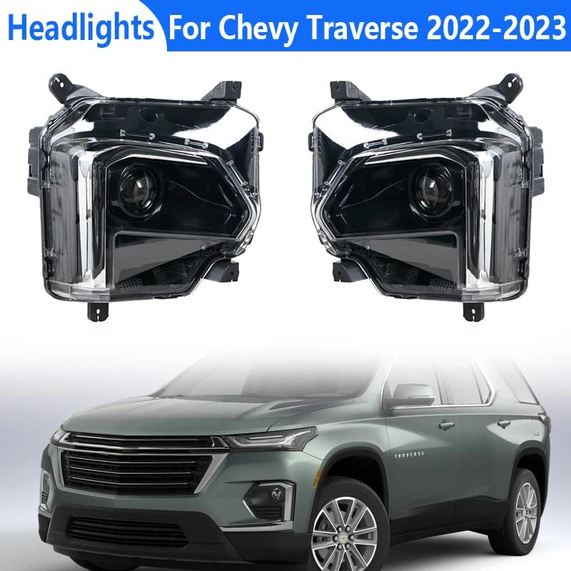 Per Chevy Traverse 2022-2023 Auto Fari A LED Fendinebbia Gruppo Segnale Senza Luci Diurne 85523709 85596374